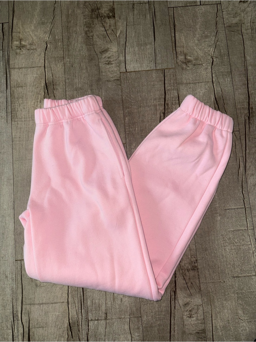 Edikted Light Pink Track Joggers